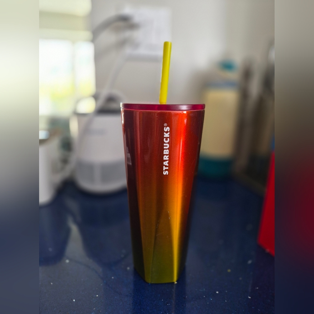 Starbucks Gradient Tumbler with Straw